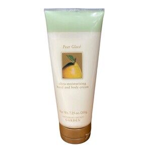 Victoria's Secret PEAR GLACÉ ultra moisturizing hand and body cream 7.25 oz. NOS